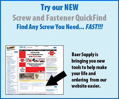 Screw and Fastener QuickFind Tool