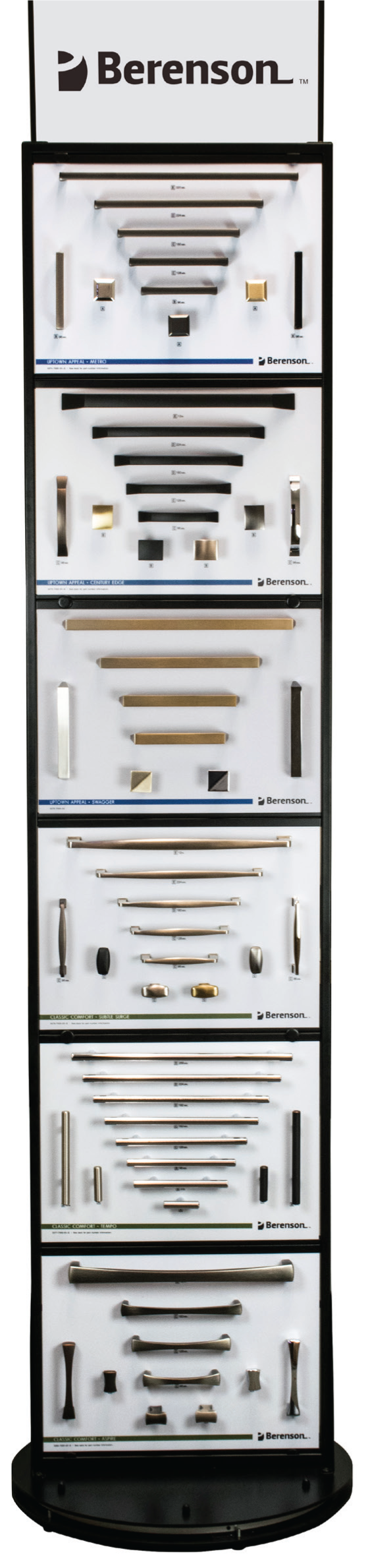 Berenson Decorative Hardware Displays