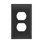 Product: Candler Series, 1 Receptacle Wall Plate - 2-7/8