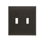 Product: Candler Series, 2 Toggle Wall Plate - 4-7/8