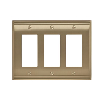 Product: Candler Series, 3 Rocker Wall Plate - 6-1/2