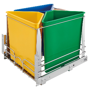 Product Image: Bottom Mount Recycle Center w/ Pull-Outs Product Image: Bottom Mount Recycle Center w/ Pull-Outs
