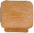 Product: Square Knobs Series, Oak Knobs - 1-1/2