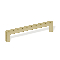 Product: 2334/128 Handle, Matte Gold - 5-1/16